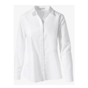 CHICO's WHITE WOMEN'S OXFORD - SIZE 2.5